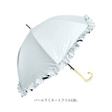 晴雨兼用傘 長傘 レディース 通販 60cm 60センチ 晴雨兼用長傘 大きい ジャンプ傘 ジャンプ ワンタッチ ワンタッチ傘 雨傘 日傘 なが傘 長がさ 遮光率100% UVカット率100％ UPF50+ 大きめ