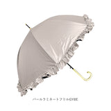 晴雨兼用傘 長傘 レディース 通販 60cm 60センチ 晴雨兼用長傘 大きい ジャンプ傘 ジャンプ ワンタッチ ワンタッチ傘 雨傘 日傘 なが傘 長がさ 遮光率100% UVカット率100％ UPF50+ 大きめ