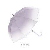 ビニール傘 かわいい おしゃれ 通販 58cm 58センチ ジャンプ傘 ジャンプ 雨傘 長傘 長雨傘 なが傘 長がさ 傘 カサ かさ アンブレラ 可愛い 半透明 ワンタッチ傘 華やか グラデーション
