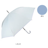 晴雨兼用 長傘 60cm 通販 ジャンプ傘 雨傘 日傘 傘 グラスファイバー アンブレラ くすみカラー UVカット 紫外線カット レディース 上品 シンプル 無地 遮光 裏側コーティング おしゃれ