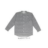 メンズ シャツ バンドカラー 通販 バンドカラーシャツ カジュアルシャツ ビジネスシャツ ビジカジ オフィスカジュアル 吸汗速乾 接触冷感 URBAN SQUARE アーバンスクエア 33307 ビジネス