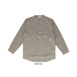 URBAN SQUARE シャツ 35318 通販 アーバンスクエア カッターシャツ バンドカラーシャツ 襟なしシャツ 長袖シャツ メンズ 接触冷感 通勤 シンプル ビジネスカジュアル オフィスカジュアル
