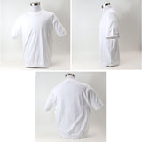 URBAN SQUARE Tシャツ 通販 半袖 メンズ オフィスカジュアル 襟高 半袖Tシャツ シンプル オフィス ビジネス インナー 無地 上品 きれいめ ジャケット専用 ストレッチ クルーネック