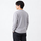 URBAN SQUARE 裏起毛長袖Tシャツ 通販 アーバンスクエア ロンT メンズ 長袖Tシャツ カットソー インナー ティーシャツ 長袖 ストレッチ 無地 シンプル きれいめ ビジネス