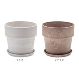 植木鉢 プラスチック おしゃれ 5号 通販 鉢カバー 5号鉢 プランター プランターカバー 植木 ポット 鉢植え アーバンプランツポット 軽量 軽い 観葉植物 鉢 受け皿付き 底穴あり PLUS the