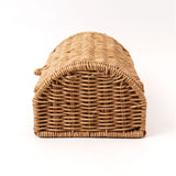 UTILE 洗えるバスケット ふた付き プラスチック 通販 バスケット かご カゴ 籠 蓋付き 蓋つき ふたつき おしゃれ 見せない収納 卓上収納 ナチュラル 北欧 オシャレ シンプル PPラタン