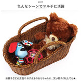 ユティル かご バスケット 大きい 通販 UTILE オーバルハンドルバスケット Lサイズ カゴ 籠 キッチンバスケット キッチン収納 ナチュラル キッチンストッカー 持ち手 台所 収納 小物収納