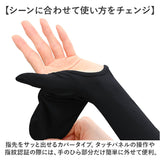 フィットスタイル アームカバー 通販 UVカット 99% アーム カバー UV 手袋 UVカット手袋 腕カバー Fit Style UV-3791 グローブ レディース 指先カバー ロング ズレにくい 冷感 接触冷感