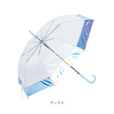 傘 レディース 透明 通販 60cm ビニール傘おしゃれ 雨傘 長傘 ジャンプ傘 ワンタッチ傘 かさ カサ オーロラ 大きめ グラスファイバー骨 丈夫 耐風 おしゃれ 8本骨 軽量 可愛い
