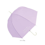 傘 レディース 長傘 通販 60cm 雨傘 ワンタッチ傘 ジャンプ傘 無地 かさ カサ 耐風 グラスファイバー骨 女の子 ドーム型 おしゃれ かわいい 8本骨 軽量 レイングッズ
