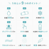 viv シリコンボトル 通販 Rolloon ロルーン シリコーンボトル シリコン ボトル 折りたたみボトル 水筒 折りたたみ 500ml 折りたためる 折り畳み 氷のうボトル 氷嚢 ひょうのう 氷のう 夏
