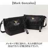 マークゴンザレス ショルダーバッグ VJMG-0017 通販 mark gonzales ショルダーバック 斜めがけバッグ フラップショルダー ブランド メンズ レディース 黒 ブラック かっこいい 大きめ