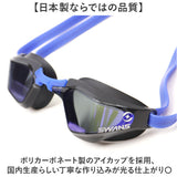 スワンズ swans ゴーグル SR-72MITreAB 通販 日本製 スイムゴーグル スイミングゴーグル 水中メガネ 水中眼鏡 ミラーレンズゴーグル クッションあり UVカット 競泳用 レーシングゴーグル
