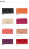 長財布 Gucciny&Co グッチーニ  通販 レディース 女性 かわいい おしゃれ ラウンドファスナー ロング ウォレット バタフライ  ワンポイント ラウンドジップ 長サイフ 財布
