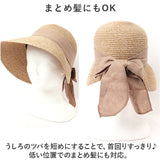 帽子 レディース 女優帽 通販 ハット 手洗い ウォッシャブル ゴム 日除け 日よけ ひんやり 冷感 接触冷感 バッグリボン リボン 大きい きれいめ コンパクト 持ち運び 夏 快適 汗止め