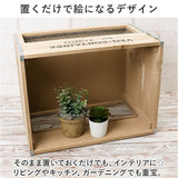木箱 収納ボックス 通販 ベジタブルボックス ベジウッドL アビテ 屋外 野菜ストッカー 野菜 保管 庫 果物 ウッドボックス ウッドコンテナ 木製 大容量 大きめ 野菜箱 スタッキング