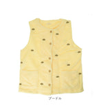 ベスト レディース ルームウェア 通販 刺繍ベスト 部屋着 ジレ トップス ルームウエア 秋 冬 ノースリーブ 上着 カジュアル 大人用 重ね着 おしゃれ 羽織り 前開き ゆったり ふわふわ