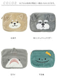小さめ ポーチ ミニ 動物 通販 ティッシュケース付 ティッシュケース付きポーチ 小物入れ ティッシュ入れ テッシュケース ポケットテッシュポーチ ポケットティッシュケース付ポーチ