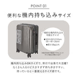 ワイズリー スーツケース 338-2401 通販 キャリーケース キャリーバッグ 旅行カバン コロコロ 旅行かばん メンズ レディース 拡張 37L 41L TSAロック 軽量 軽い 抗菌 防臭