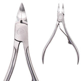 爪切り ニッパー 通販 ニッパー爪切り ネイルニッパー つめきり ネイルケア ステンレス ステンレス製 巻き爪 巻爪 甘皮 ネイル ネイル道具 手足両用 握りやすい 変形爪 硬い爪 厚い爪