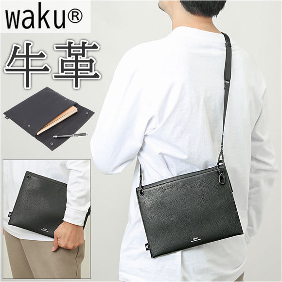 waku ワク ショルダーバッグ WK-0049 通販 スクエアバッグ サコッシュ スクエアバック ショルダーバック ショルダー 斜めかけ ミニショルダーバッグ ミニショルダーバック ミニショルダー