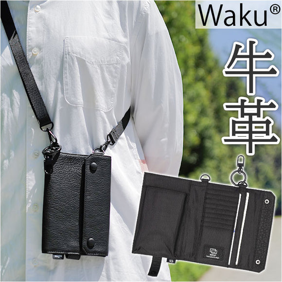 waku ワク ショルダーバッグ ウォレット WK-0071 通販 ウォレットショルダー ショルダーバック ショルダー 斜めかけ 肩掛け ミニショルダーバッグ ミニショルダーバック ミニショルダー