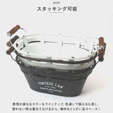 収納 かご バスケット アイアン 通販 オーバルカン L Jardin ジャルダン アビテ 庭 ガレージ 玄関 お庭 薪ストーブ アクセサリー 暖炉 玩具箱 おもちゃ箱 玩具入れ カゴ 小物入れ