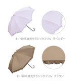 日傘 レディース W.P.C ワールドパーティ  通販 UVカット 紫外線対策 はっ水防水加工 撥水 遮光 遮熱 遮光率99% 晴雨兼用 長傘 軽量 軽い おしゃれ かわいい 黒 ブラック 白 オフ ピンク