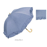 日傘 55cm 7本骨 w.p.c ワールドパーティ  通販 晴雨兼用傘 レディース 手開き 手動 紫外線対策 UVカット 遮光 遮熱 シンプル かわいい おしゃれ 撥水 はっ水加工 バードケイジ