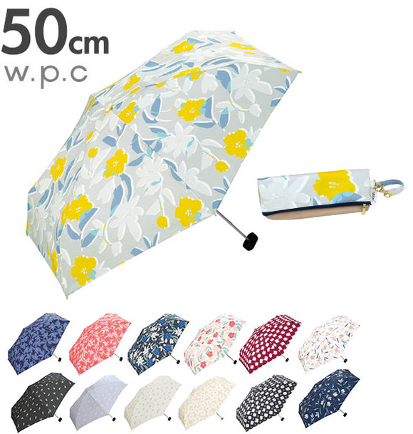 折りたたみ傘 w.p.c ワールドパーティー  通販 レディース 50cm 6本骨 晴雨兼用 アンブレラ ミニ クラッチ 収納 ポーチ ケース 付き 折り畳み 傘 おしゃれ かわいい コンパクト 軽量