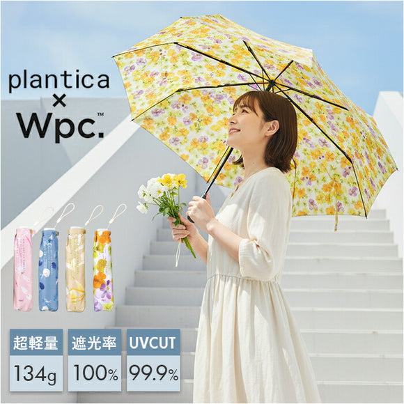 wpc 折りたたみ傘 晴雨兼用 通販 傘 カサ 軽量傘 ミニ傘 日傘 折り畳み傘 晴雨兼用傘 UVカット 遮光 撥水 50cm 手開き 軽い 軽量 スリム 花柄 フラワープリント 折りたたみ レディース