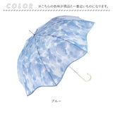 雨傘 レディース 長傘 wpc 通販 PT-081-001 ビニール傘 ジャンプ傘 ワンタッチ傘 傘 カサ アンブレラ グラスファイバー 大きい 大きめ 61cm フラワーベース 花柄 花 ワールドパーティ