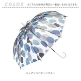 wpc 傘 ビニール傘 通販 レディース ジャンプ 透明 耐風 長傘 雨傘 ジャンプ傘 オシャレ 大人 かわいい 北欧 グラスファイバー 丈夫 60cm 60センチ 通勤 通学 長く使えるビニール傘