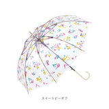 wpc 傘 ビニール傘 通販 レディース ジャンプ 透明 耐風 長傘 雨傘 ジャンプ傘 オシャレ 大人 かわいい 北欧 グラスファイバー 丈夫 60cm 60センチ 通勤 通学 長く使えるビニール傘