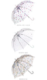 wpc 傘 ビニール傘 通販 レディース ジャンプ 透明 耐風 長傘 雨傘 ジャンプ傘 オシャレ 大人 かわいい 北欧 グラスファイバー 丈夫 60cm 60センチ 通勤 通学 長く使えるビニール傘