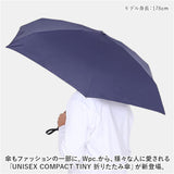 WPC ワールドパーティ 折りたたみ傘 通販 折り畳み傘 折り畳み 折りたたみ 晴雨兼用 傘 カサ かさ 雨傘 おりたたみ UVカット コンパクト UNISEX COMPACT TINY 軽量 軽い 手開き 無地