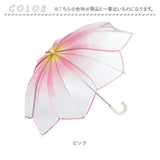 WPC. ワールドパーティ アンブレラ 50cm 通販 雨傘 長傘 ビニール傘 手開き 透明 グラデーション 安心 安全 開閉しやすい フラワーフェアリー 男の子 女の子 ガールズ おしゃれ 可愛い