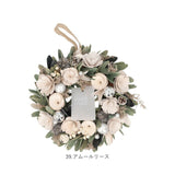 リース 玄関 通販 春 オールシーズン インテリア 雑貨 造花 玄関飾り フェイクフラワー チュラルリース Mサイズ おしゃれ かわいい 母の日 贈り物 ギフト フラワーギフト 大きめ