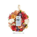 ナチュラル リース Sサイズ 玄関 S 通販 造花 フラワーギフト 飾り フェイクフラワー アートフラワー アートフラワーリース クリスマスリース アレンジ インテリア おしゃれ かわいい