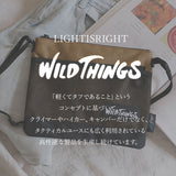 WILD THINGS サコッシュ WT-380-1072 ワイルドシングス 通販 ショルダーバッグ ミニショルダーバッグ ショルダーバック メンズ レディース 小さめ 斜めがけ 大人 シンプル 無地 おしゃれ