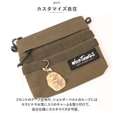 WILD THINGS サコッシュ WT-380-3006 ワイルドシングス 通販 ショルダーバッグ ミニショルダーバッグ ショルダーバック メンズ レディース 小さめ 斜めがけ 大人 シンプル 無地 おしゃれ