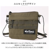 WILD THINGS サコッシュ WT-380-3006 ワイルドシングス 通販 ショルダーバッグ ミニショルダーバッグ ショルダーバック メンズ レディース 小さめ 斜めがけ 大人 シンプル 無地 おしゃれ