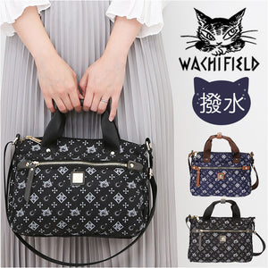 WachiField 2way ショルダー WTSK-04 通販 ショルダーバック ショルダーバッグ 肩掛け 斜めかけ トート 手提げ トートバック トートバッグ わちふぃーるど ポケット 動物 猫 ねこ 猫柄