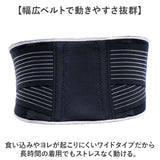 wetech ウィテック 腰サポーター 通販 腰用サポーター 腰ベルト 腰 サポーター ベルト 腰用ベルト Wベルト 二重構造 腰用 コルセット 簡単調節可能 メッシュ 動きやすい メンズ