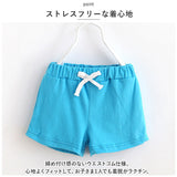ショートパンツ キッズ 通販 半ズボン ズボン 短パン ショーパン ボトムス 子供服 子ども 子供 綿 コットン 通気性 シンプル 無地 部屋着 ルームウェア 運動着 通園 通学 スポーツ 運動