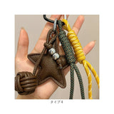 バッグチャーム パラコード 通販 キーホルダー バッグ チャーム バッグアクセサリー キーリング 韓国チャーム ストラップ レディース バッグにつける アクセサリー カラビナ ハート 星