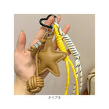 バッグチャーム パラコード 通販 キーホルダー バッグ チャーム バッグアクセサリー キーリング 韓国チャーム ストラップ レディース バッグにつける アクセサリー カラビナ ハート 星