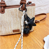 バッグチャーム パラコード 通販 キーホルダー バッグ チャーム バッグアクセサリー キーリング 韓国チャーム ストラップ レディース バッグにつける アクセサリー カラビナ ハート 星