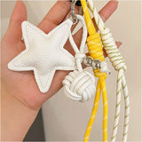 バッグチャーム パラコード 通販 キーホルダー バッグ チャーム バッグアクセサリー キーリング 韓国チャーム ストラップ レディース バッグにつける アクセサリー カラビナ ハート 星