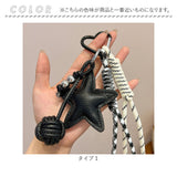 バッグチャーム パラコード 通販 キーホルダー バッグ チャーム バッグアクセサリー キーリング 韓国チャーム ストラップ レディース バッグにつける アクセサリー カラビナ ハート 星